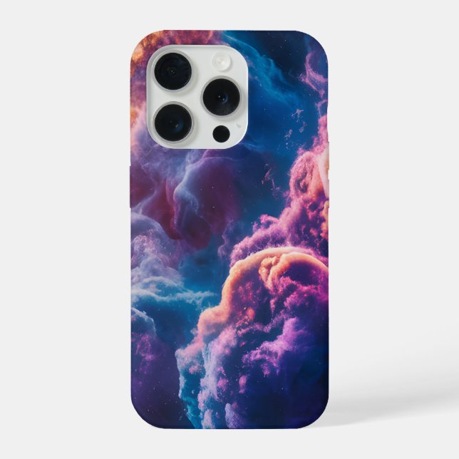 Arte de Nebulosa Espaço Abstrato - Estojo de IPhon (Verso)