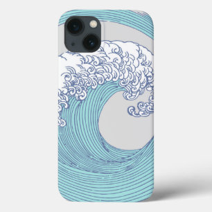 Arte de onda de surf Ukiyo-e japonês vintage da co
