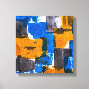 Arte de padrão de Canvas abstrato