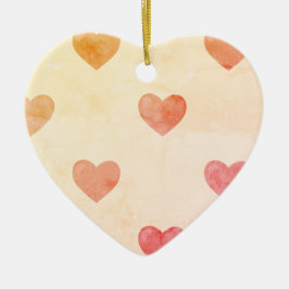 Arte de Palavra de Amor Enfeite de Coração