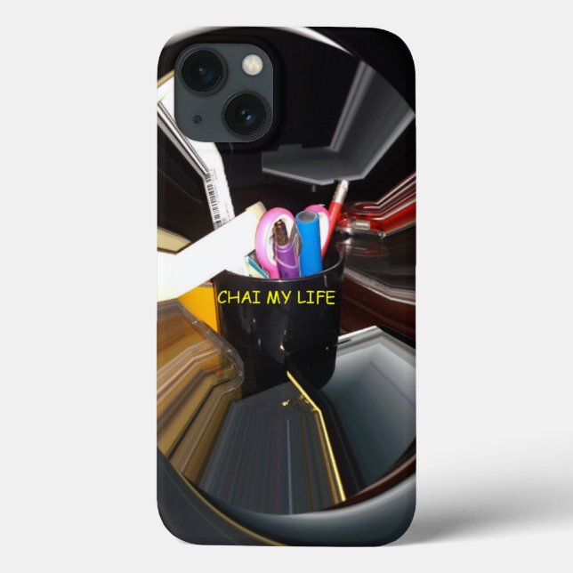 Arte de Papel de carta do Tea Mug Life abstrato (Verso)