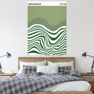 Arte de parede abstrata Bauhaus, decoração de casa