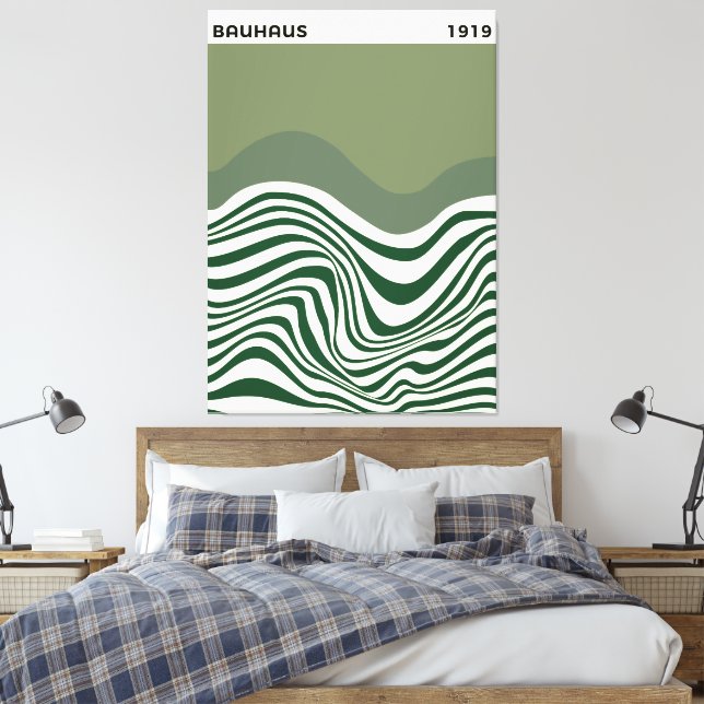 Arte de parede abstrata Bauhaus, decoração de casa (Insitu(Quarto))