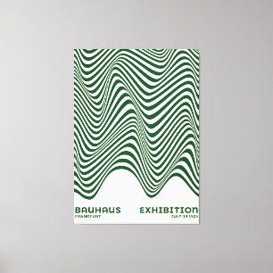 Arte de parede abstrata Bauhaus, para decoração de