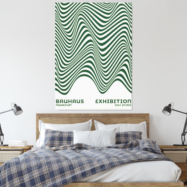 Arte de parede abstrata Bauhaus, para decoração de (Insitu(Quarto))