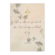 Arte de Parede Acrílica Bênçãos de Fé