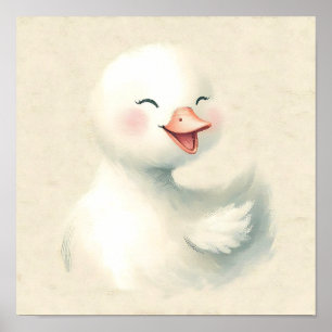 Arte de Parede Berçário Pato Feliz Impressão de An
