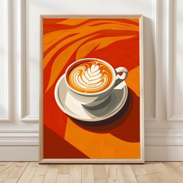 Arte de Parede Boho de Xícara de Café, Poster de C (Criador carregado)
