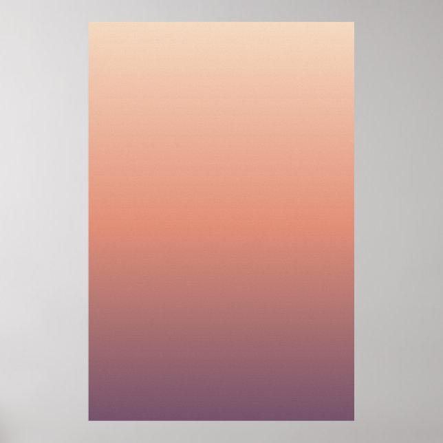 Arte de Parede com Gradiente Abstrato em Poster (Frente)