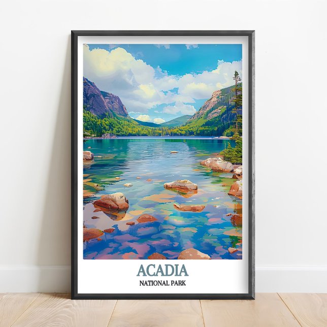 Arte de Parede da Acadia - Impressão do Lago Jorda (Criador carregado)