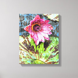 Arte de parede da Canvas de mídia mista