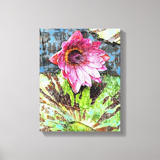 Arte de parede da Canvas de mídia mista (Frente)