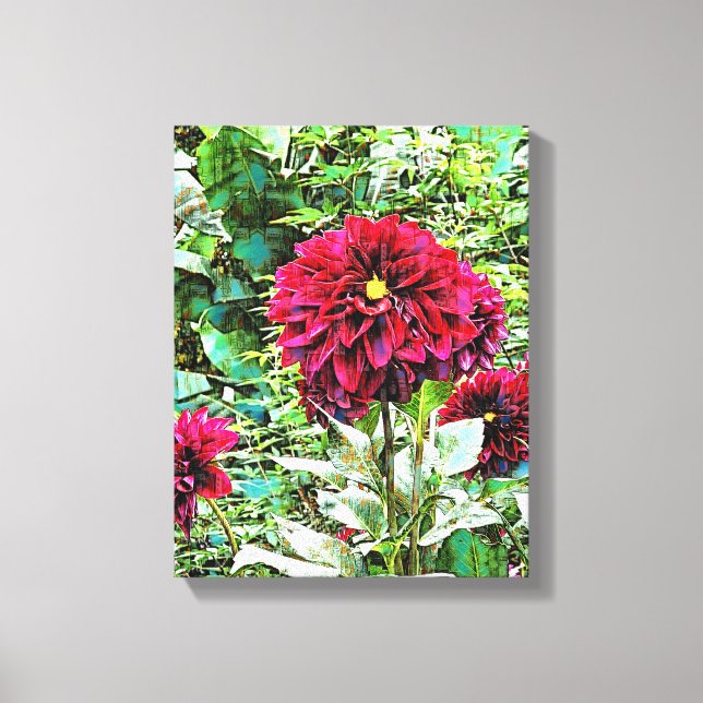 Arte de parede da Canvas de mídia mista (Frente)