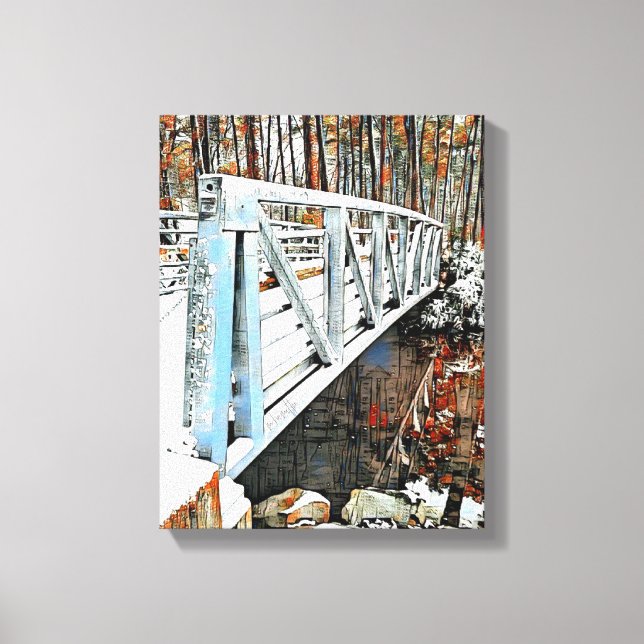 Arte de parede da Canvas de mídia mista (Frente)