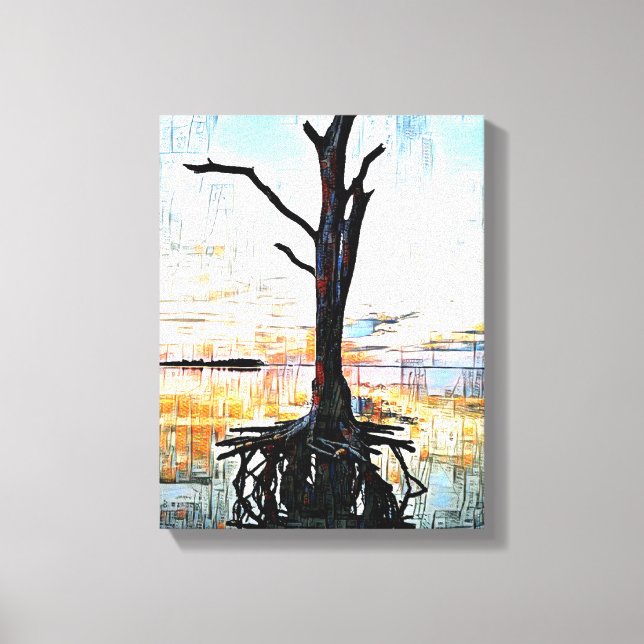 Arte de parede da Canvas de mídia mista (Frente)