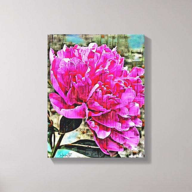 Arte de parede da Canvas de mídia mista (Frente)