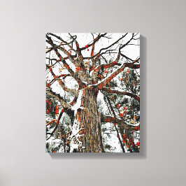 Arte de parede da Canvas de mídia mista