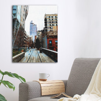 Arte de parede da Canvas de mídia mista