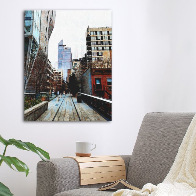 Arte de parede da Canvas de mídia mista (Criador carregado)