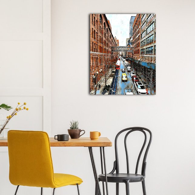 Arte de parede da Canvas de mídia mista (Criador carregado)