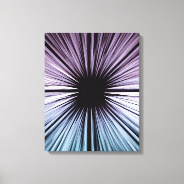 Arte De Parede De Canvas De Ilusões Óticas, De Cor (Frente)