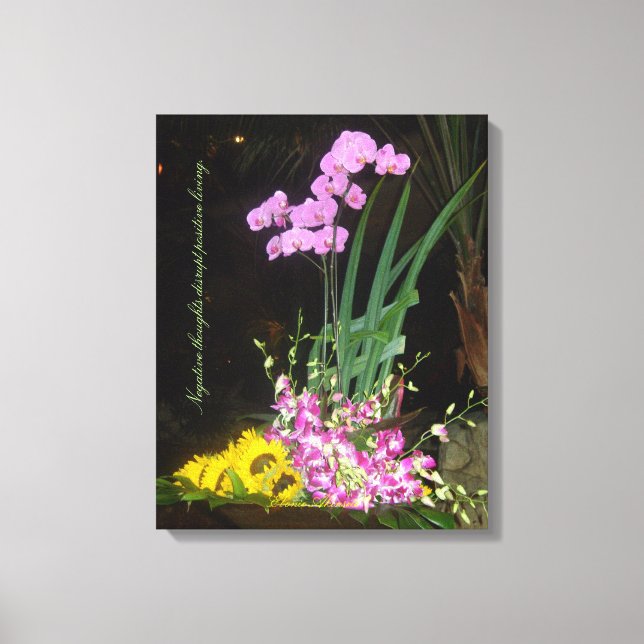 Arte de parede de Canvas Inspiracional/Motivaciona (Frente)