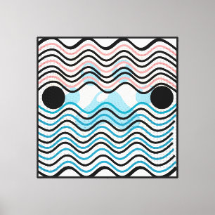 Arte de Parede de Canvas Moderna Abstrato