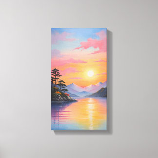 Arte de parede de Canvas sunset