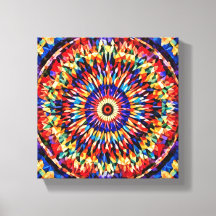 Arte de Parede de Canvas vibrante para Espaços Min