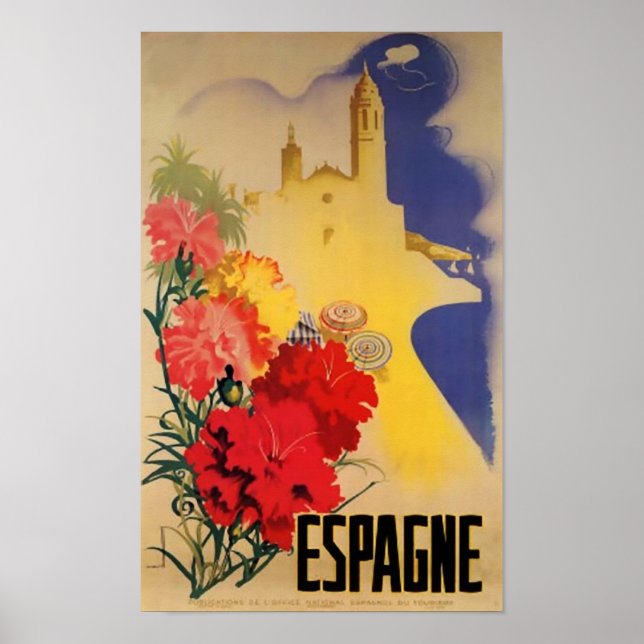 Arte de Parede de Espanha de Espagne de Poster (Frente)