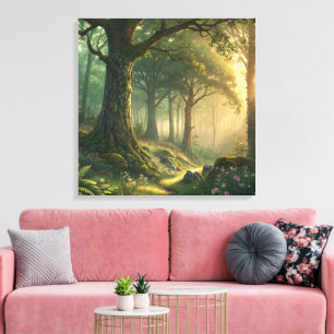 Arte de Parede de Foto em Canvas Personalizado Qua