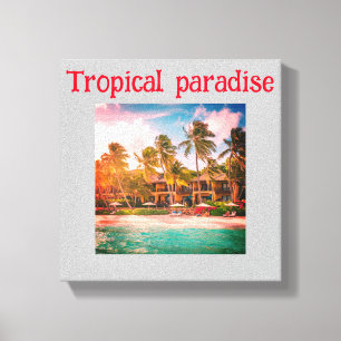 Arte de parede de impressão de tela estendida