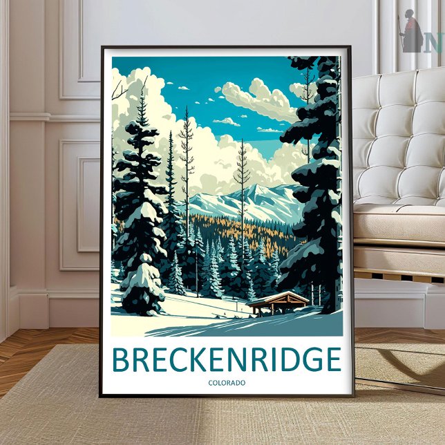 Arte de Parede de Impressão de Viagem Breckenridge (Criador carregado)