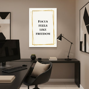 Arte de Parede de Impressão Minimalista Dourada Mo