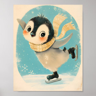 Arte de Parede de Pinguim Bebê - Poster de Berçári