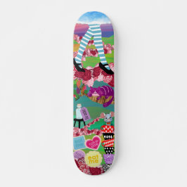 Arte de Parede de Skate Alice no País das Maravilh