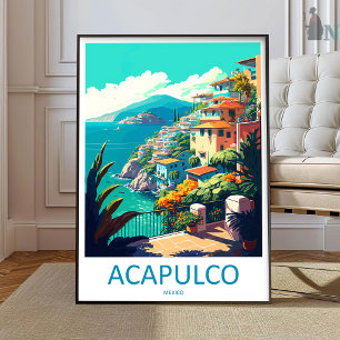 Arte de Parede de Viagem de Acapulco Impressão de