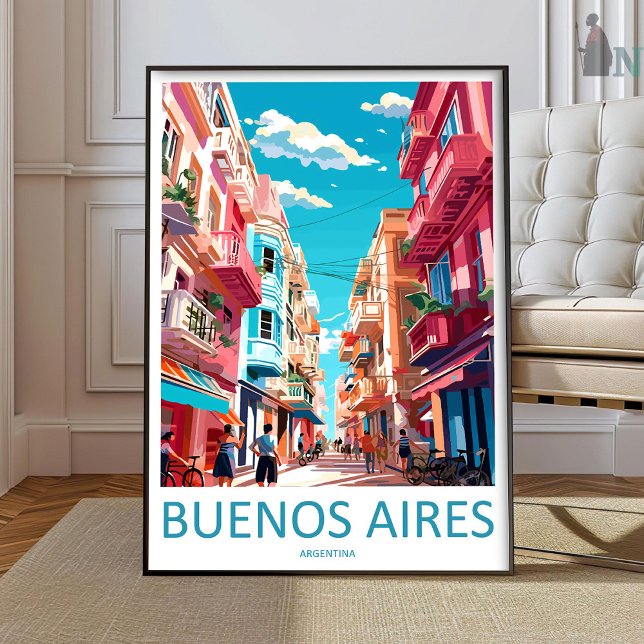 Arte de Parede de Viagem de Buenos Aires Impressão (Criador carregado)