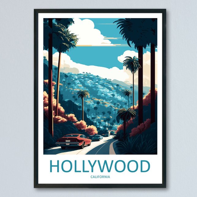 Arte de Parede de Viagem de Hollywood Impressão Ho (Criador carregado)