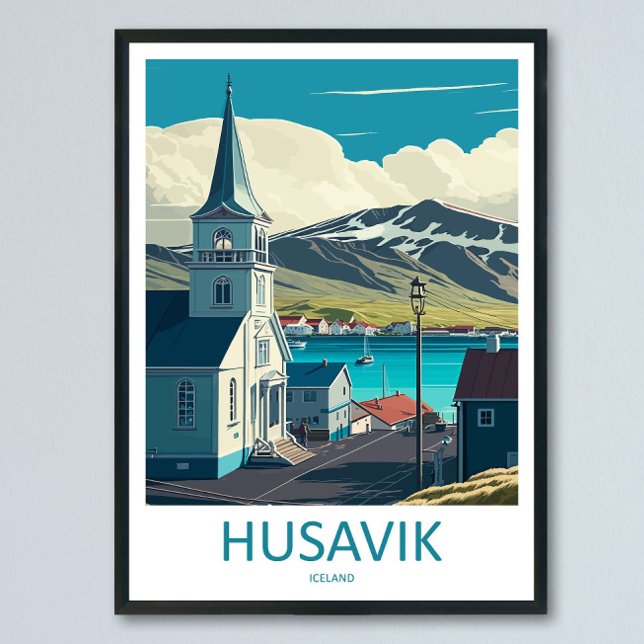 Arte de Parede de Viagem Husavik Impressão Husavik (Criador carregado)