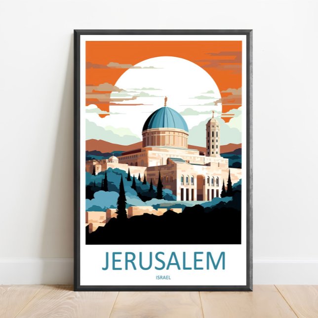 Arte de Parede de Viagem para Jerusalém Impressão  (Criador carregado)