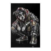 Arte de Parede em Acrílico Disco Dog – Cachorrinho