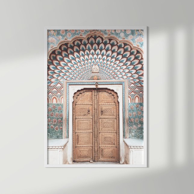 Arte de parede em impressão de porta marroquina Te (Criador carregado)