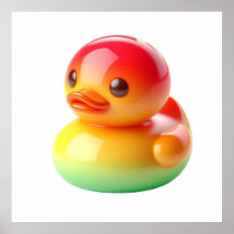 Arte de Parede em Poster do Brinquedo de Pato Colo