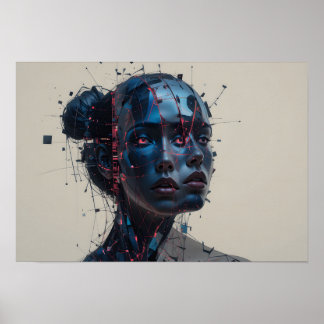 Arte de parede Fragmentada de Poster de Identidade