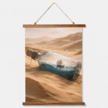 Arte de Parede Garrafa Viagem dos Sonhos