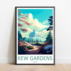 Arte de Parede Impressão de Viagem Kew Gardens Art