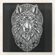Arte de Parede Leão de Cristal | Arte de Linha Bra