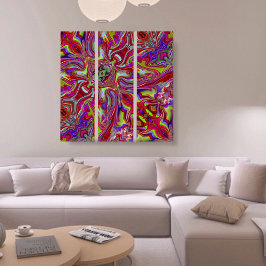 Arte de Parede Liquificada com Abstrato Marble Col