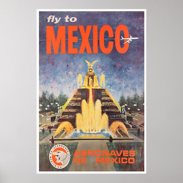 Arte de Parede México Presente Impressão Cartaz de (Frente)